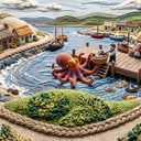 Harbour diorama