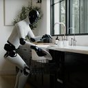 Robot in a kitchen